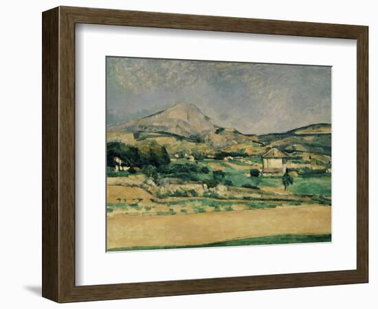 Valley of Mount St. Victoire-Paul Cézanne-Framed Giclee Print