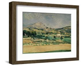 Valley of Mount St. Victoire-Paul Cézanne-Framed Giclee Print