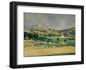 Valley of Mount St. Victoire-Paul Cézanne-Framed Giclee Print