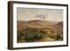 Valley of Oaxaca, 1888 (Oil on Canvas)-Jose Maria Velasco-Framed Giclee Print