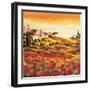 Valley of Poppies-Richard Leblanc-Framed Art Print