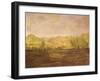 Valley of Saint-Fergeux (Doubs)-Theodore Rousseau-Framed Giclee Print