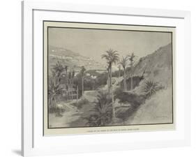 Valley of San Roque, on the Road to Tafira, Grand Canary-Charles Auguste Loye-Framed Giclee Print