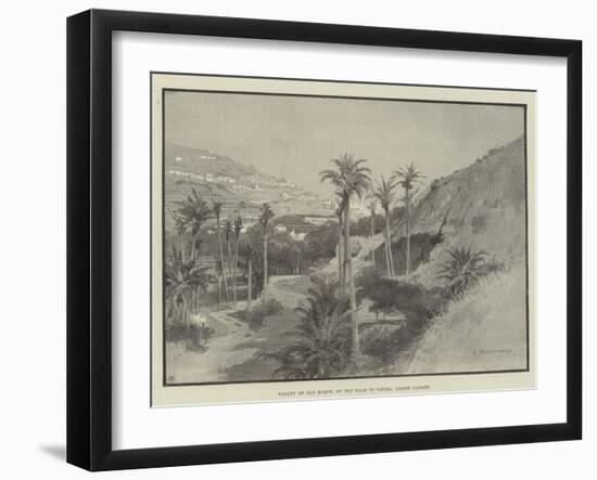 Valley of San Roque, on the Road to Tafira, Grand Canary-Charles Auguste Loye-Framed Giclee Print