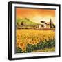 Valley of Sunflowers-Richard Leblanc-Framed Art Print