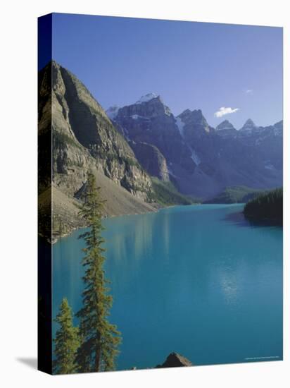 Valley of Ten Peaks, Moraine Lake, Banff National Park, Rocky Mountains, Alberta, Canada-Hans Peter Merten-Stretched Canvas