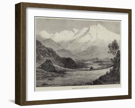 Valley of the Aconcagua, Chili-null-Framed Giclee Print