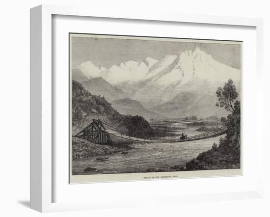Valley of the Aconcagua, Chili-null-Framed Giclee Print