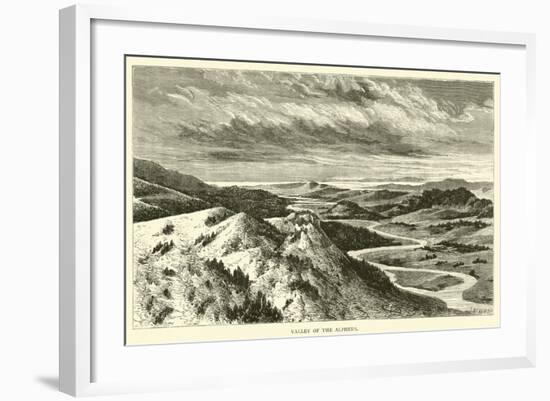 Valley of the Alpheus-null-Framed Giclee Print