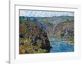 Valley Of The Creuse, 1889-Claude Monet-Framed Art Print