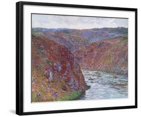 Valley of the Creuse (Gray Day), 1889-Claude Monet-Framed Giclee Print