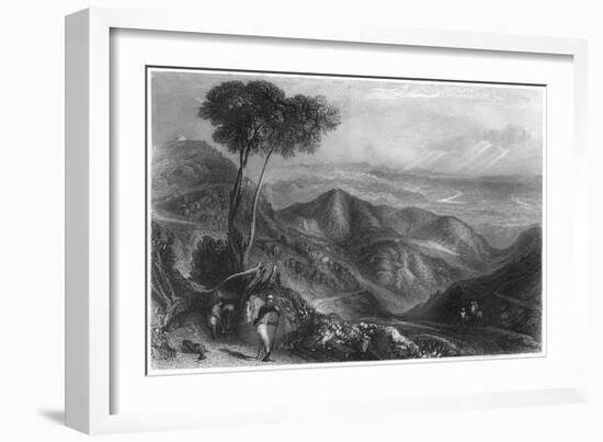 Valley of the Dhoon, Himalaya Mountains, C1860-null-Framed Giclee Print