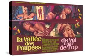 Valley of the Dolls, Belgian Movie Poster, 1967-null-Stretched Canvas