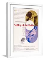 Valley of the Dolls, Sharon Tate, Patty Duke, Susan Hayward, 1967-null-Framed Art Print