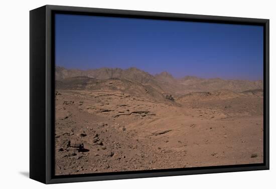 Valley of the Gazelles on the Road to St. Catherine's Monastery, Sinai Desert, Egypt-Nelly Boyd-Framed Stretched Canvas