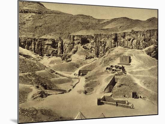 Valley of the Kings, C 1925-null-Mounted Photographic Print