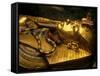 Valley of the Kings, Golden Coffin, Tutankhamun, Egypt-Kenneth Garrett-Framed Stretched Canvas