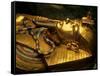 Valley of the Kings, Golden Coffin, Tutankhamun, Egypt-Kenneth Garrett-Framed Stretched Canvas