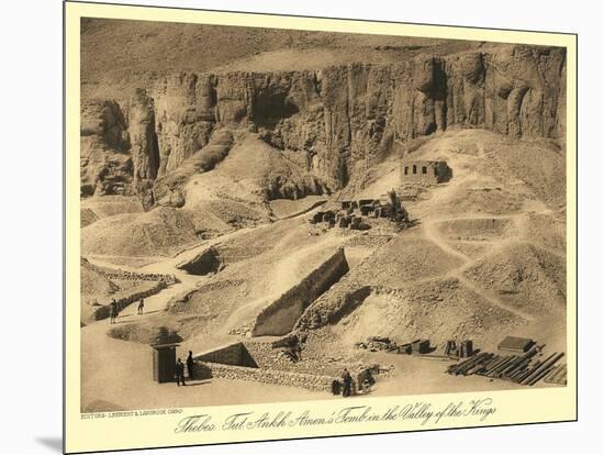 Valley of the Kings, Tut's Tomb-null-Mounted Art Print