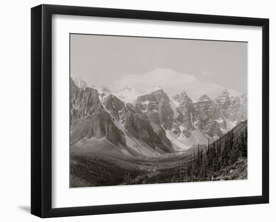 Valley of the Peaks, Alberta-null-Framed Photo