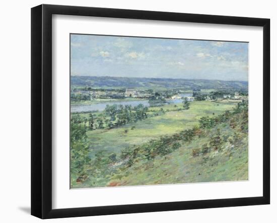 Valley of the Seine, from the Hills of Giverny, 1892-Theodore Robinson-Framed Art Print