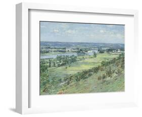 Valley of the Seine, from the Hills of Giverny, 1892-Theodore Robinson-Framed Art Print