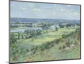 Valley of the Seine, from the Hills of Giverny, 1892-Theodore Robinson-Mounted Art Print