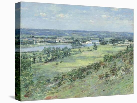 Valley of the Seine, from the Hills of Giverny, 1892-Theodore Robinson-Stretched Canvas