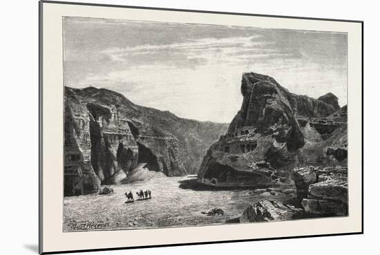 Valley of the Speos Artemidos, Egypt, 1879-null-Mounted Giclee Print