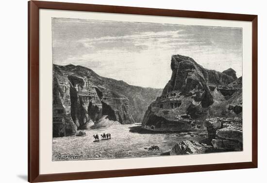 Valley of the Speos Artemidos, Egypt, 1879-null-Framed Giclee Print