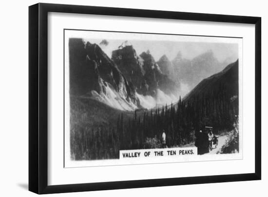 Valley of the Ten Peaks, Banff National Park, Alberta, Canada, C1920s-null-Framed Giclee Print