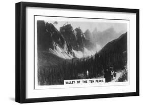 Valley of the Ten Peaks, Banff National Park, Alberta, Canada, C1920s-null-Framed Giclee Print