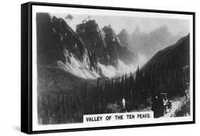 Valley of the Ten Peaks, Banff National Park, Alberta, Canada, C1920s-null-Framed Stretched Canvas