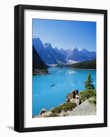 Valley of the Ten Peaks, Lake Moraine, Rocky Mountains, Banff National Park, Alberta, Canada-Hans Peter Merten-Framed Photographic Print