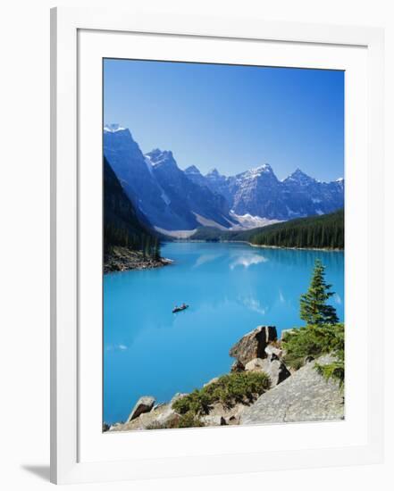 Valley of the Ten Peaks, Lake Moraine, Rocky Mountains, Banff National Park, Alberta, Canada-Hans Peter Merten-Framed Photographic Print