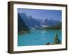 Valley of the Ten Peaks, Moraine Lake, Banff National Park, Rocky Mountains, Alberta, Canada-Hans Peter Merten-Framed Photographic Print