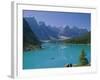 Valley of the Ten Peaks, Moraine Lake, Banff National Park, Rocky Mountains, Alberta, Canada-Hans Peter Merten-Framed Photographic Print