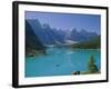 Valley of the Ten Peaks, Moraine Lake, Banff National Park, Rocky Mountains, Alberta, Canada-Hans Peter Merten-Framed Photographic Print