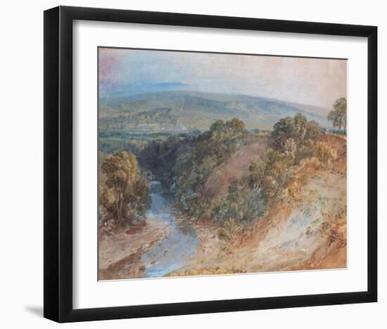 Valley of the Washburn, 1818-J M W Turner-Framed Giclee Print