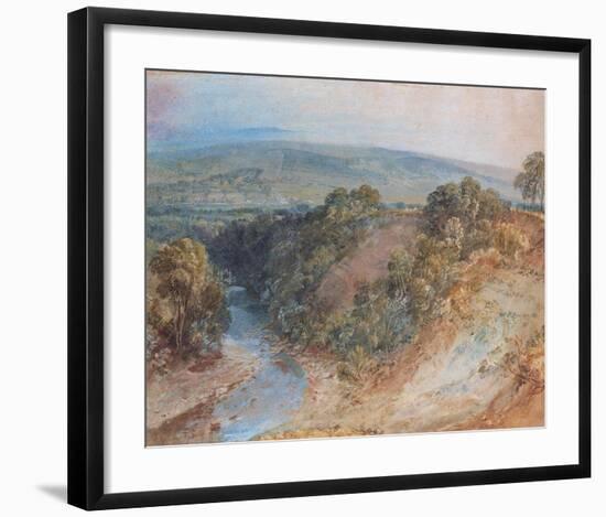 Valley of the Washburn, 1818-J M W Turner-Framed Giclee Print