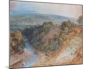 Valley of the Washburn, 1818-J M W Turner-Mounted Giclee Print