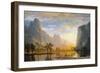 Valley of the Yosemite-Albert Bierstadt-Framed Premium Giclee Print