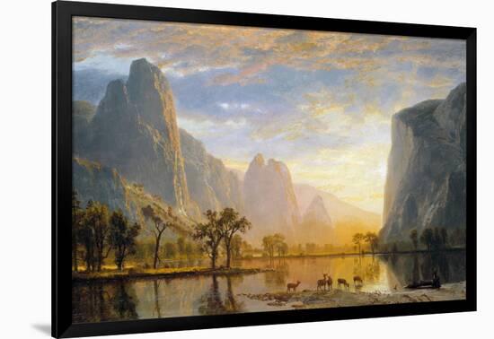 Valley of the Yosemite-Albert Bierstadt-Framed Giclee Print