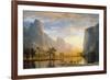 Valley of the Yosemite-Albert Bierstadt-Framed Premium Giclee Print