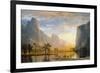 Valley of the Yosemite-Albert Bierstadt-Framed Premium Giclee Print