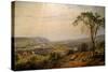 Valley of Wyoming-Jasper Francis Cropsey-Stretched Canvas