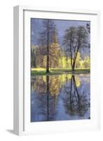 Valley Reflections at Yosemite-Vincent James-Framed Photographic Print