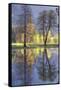 Valley Reflections at Yosemite-Vincent James-Framed Stretched Canvas