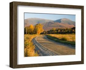 Valley Road in Jefferson, Presidential Range, White Mountains, New Hampshire, USA-Jerry & Marcy Monkman-Framed Photographic Print