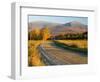 Valley Road in Jefferson, Presidential Range, White Mountains, New Hampshire, USA-Jerry & Marcy Monkman-Framed Photographic Print